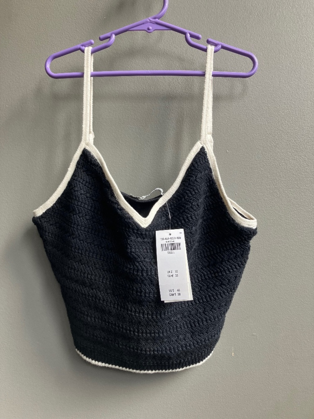 A&F Crochet Crop Top